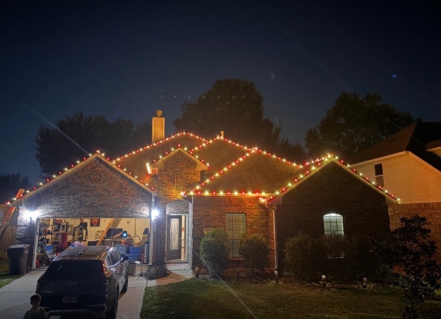 Red & gold roofline — Porter