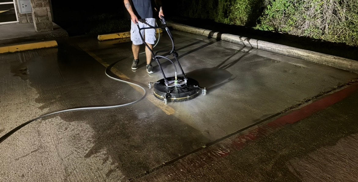 Commercial Concrete Cleaning